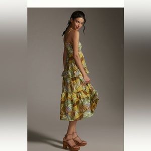NWT Mare mare x Anthropologie ruffles sundress  - midi length size XL
